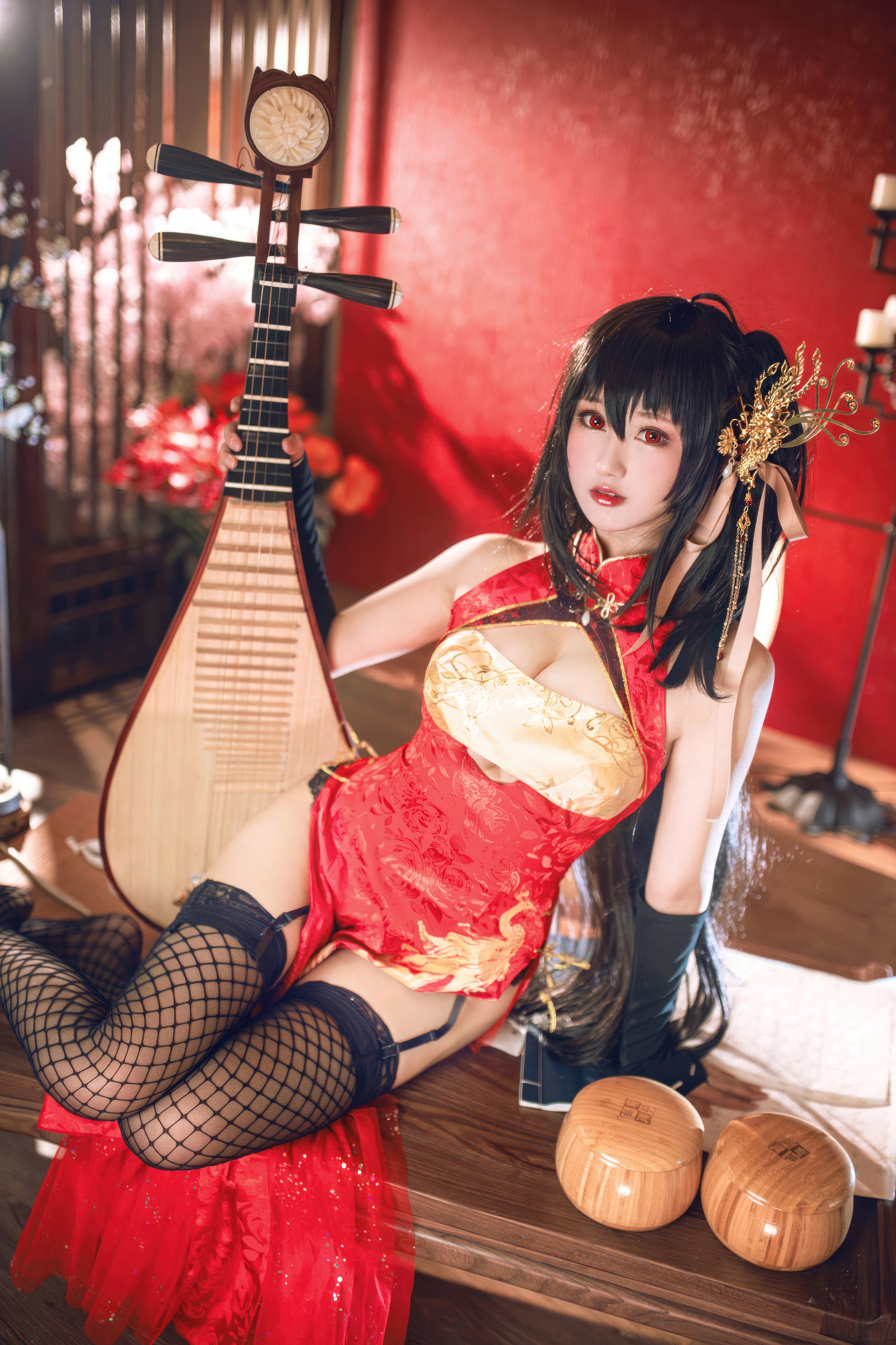 图片[1]-羽生三未 – NO.031 碧蓝航线 大凤旗袍[21P]-XikXak